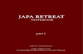 Japa Retreat Notebook by Swami BV Tridandi