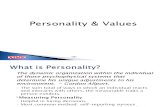 OB1 Section 2 Personality & Values