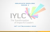 Delegate Mailing IYLC