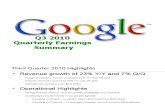 Google Earnings Slides (Q3, 2010)