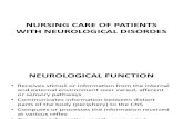 Nursing Care of Patients With Neurological Disordes