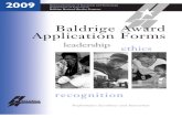 2009 Award Application Forms