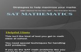 Test Help - Sat Mathematics