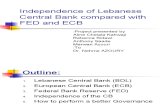 Bdl Compared to Fdl and Ecb