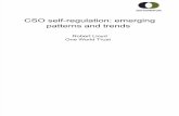 CSO self-regulation: emerging patterns and trends