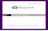 Internship Report on MBL