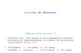Chapter 7a Acids & Bases