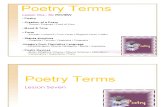 Poetry Vocabulary Part 7