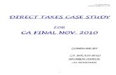 53 Case Study CA Final Direct Taxes Nov 2010