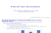 AUSD Parcel Tax Proposals 092110