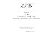 Act 469 Optical Act 1991