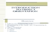 Introduction to Object Orientation[1]