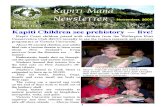November 2005 Kapiti Mana, Royal Forest and Bird Protecton Society Newsletter