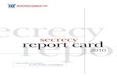 2010 Secrecy Report Card
