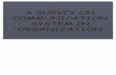 A Survey on Communication System in Organization