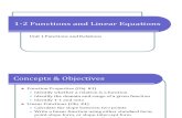 1-2 Functions and Linear Equations (Presentation)