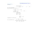 Differential Equations - Solved Assignments - Semester Summer 2007