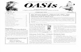 February 2003 OASis Newsletter Orange Audubon Society