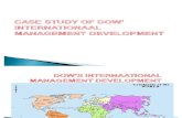 CASE STUDY OF DOW’ INTERNATIONAAL MANAGEMENT DEVELOPMENT