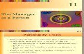 Chpt11 the Manager as a Person