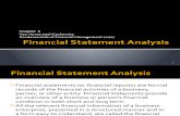 Lecture 5 Financial Statement Analysis