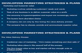Developing Marketing Strategies & Plans