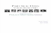 Paid Sick Days: Voices from Ohio
