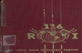 WWII 116th Signal Radio Company