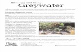 Installing and Using Graywater Systems