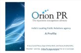 Orion PR - PR Agency Top 10 PR Agency in Mumbai, Hyderabad Social Media PR