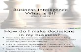 Business Intelligence Presentation (Part 1 of 2)