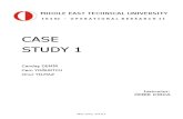 METU Industrial Engineering - Operations Research II Case Study