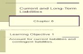 Plain Background Power Point Slides Chapter 8 Current and Long Term Liabilities 3366
