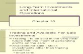 Plain Background Power Point Slides Chapter 10 Longterm Investments International Operations 4108