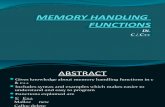 Memory Handling in c & c++