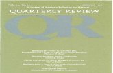Spring 1991 Quarterly Review - Theological Resources for Ministry