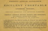 (1846) Prince's Annual Catalogue of Esculent Vegetables and Other Seeds