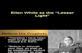 Meaning of Ellen White as Lesser Light