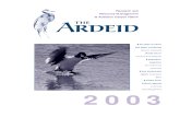 The Ardeid Newsletter, 2003 ~ Audubon Canyon Ranch