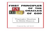 First Principles Oracles God