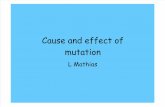 Cause and Effect of Mutation