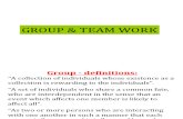 Group & Team Work