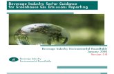 Beverage Industry Sector Guidance for GHG Emissions Reporting