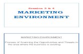 Session 3 & 4 Marketing Environment
