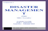 Semester III Assgn I Disaster Management
