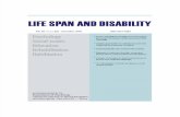 Lifespan and Disability