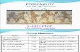 Personality (big 5 test)by gladiators