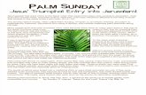 Day 1 - Palm Sunday