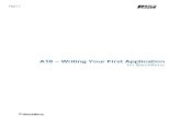 A10 Writing Your First Application V5