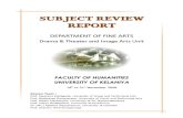 Subject Review Report - Drama and Theatre & Image Arts Unit
